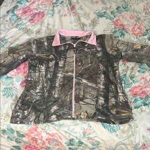 Realtree Green and Pink Camouflage Jacket